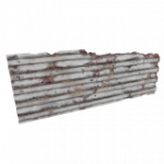 バンディット（壁・橙・リブ付き・斜め・2×1）