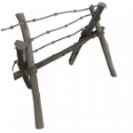 有刺鉄線フェンス