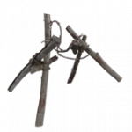 有刺鉄線フェンス（破損）