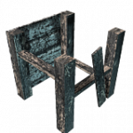 焼けた木材ブロック1