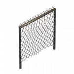 金属フェンスと手すり