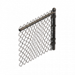 チェーンリンク（上部・ポール・無地・左・POI）