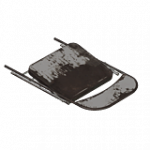 金属製折りたたみ椅子（アーミーグリーン）