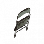 金属製折りたたみ椅子（アーミーグリーン）