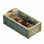 満杯の…バスタブ