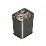 金属製ゴミ箱