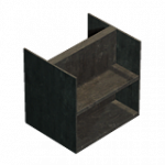 本棚（両面、上段、空）