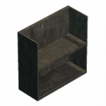 本棚（片面、上段、空）