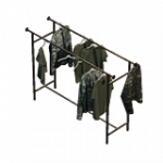 トレーダー軍服ラック