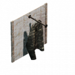 = トレーダー軍服ラック（壁面） = ランダムヘルパー