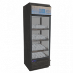 飲料用の冷凍庫(左、空、閉)