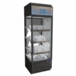 飲料用の冷凍庫(右、空、閉、破損)