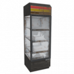 食料品用の冷凍庫(右、空、閉、破損)