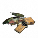 「キャリーケースの山A」 ランダムヘルパー