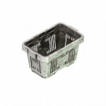 空の買い物かご（白）