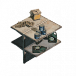 = 店舗用金属製品棚(ダブル・上段) = ランダムヘルパー