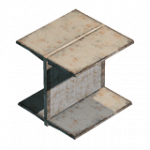 電子機器保管棚（両面 、下段、空）