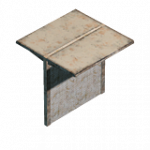 電子機器保管棚（両面、上段、空）