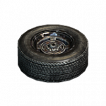 車ホイール02(フラット)