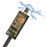 電流フェンスポスト