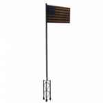 アメリカの旗竿