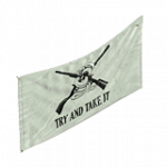 ガズデン旗（白・上部・壁掛け）