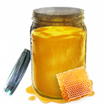 蜂蜜の瓶詰め