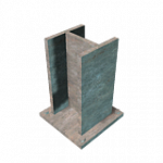 I形鋼基礎（センター）