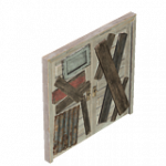 古い室内ドア（オーク・ダブル）