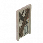 古い室内ドア（オーク）