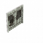 鉄製ドア（灰色・ダブル）