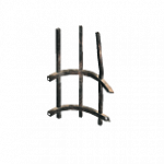 錬鉄製フェンス（下部・破損・左）