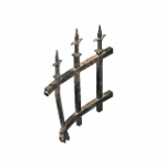 錬鉄製フェンス（上部・破損・右）
