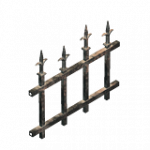 錬鉄製フェンス（上部・中心）