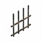 錬鉄製フェンス（下部・中心）