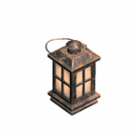 古びたランタン（中心）