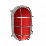 工業用壁掛け照明（赤・POI）