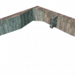 床トラップブロック 3×3（破損・1/2）