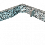 コンクリート床トラップブロック 3×3（破損・1/2）