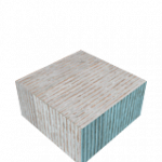 トタン金属床トラップ（キューブ・1/2）