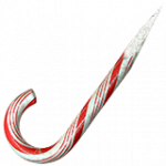 キャンディーケーン型ナイフ