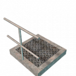 = 金属製キャットウォーク（手すり1・罠） = ランダムヘルパー