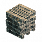 段積み空パレット