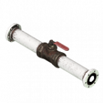 壁面パイプ弁（黒）