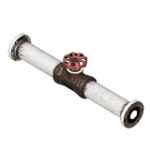 壁面パイプ弁（黒）