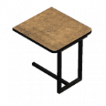 レストランのテーブル（端）