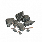 コンクリートのがれきの山（小）