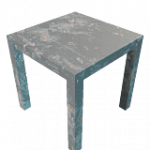 錆びた鉄テーブル