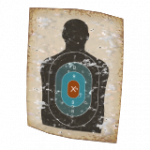 射撃場の的