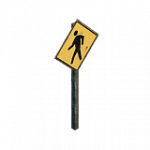 標識（横断歩道・黄色）
